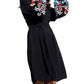 Emily Lovelock - VANEZA Applique Short Dress