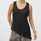 Joseph Ribkoff - Animal Print Reversible Chiffon Tunic Top