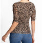 Johnny Was - RUCHED SLEEVE MESH TOP