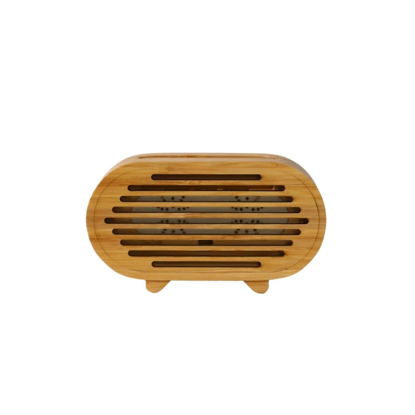 Creative Gifts International - Bamboo Amplifier/Phone Stand Oval
