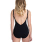 Profile By Gottex - V-Neck Shirred Underwire One Piece Swimsuit