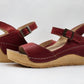 Kcr Group - Women's Wedge Leather Sandal