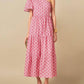 English Factory - Floral One Shoulder Maxi Dress