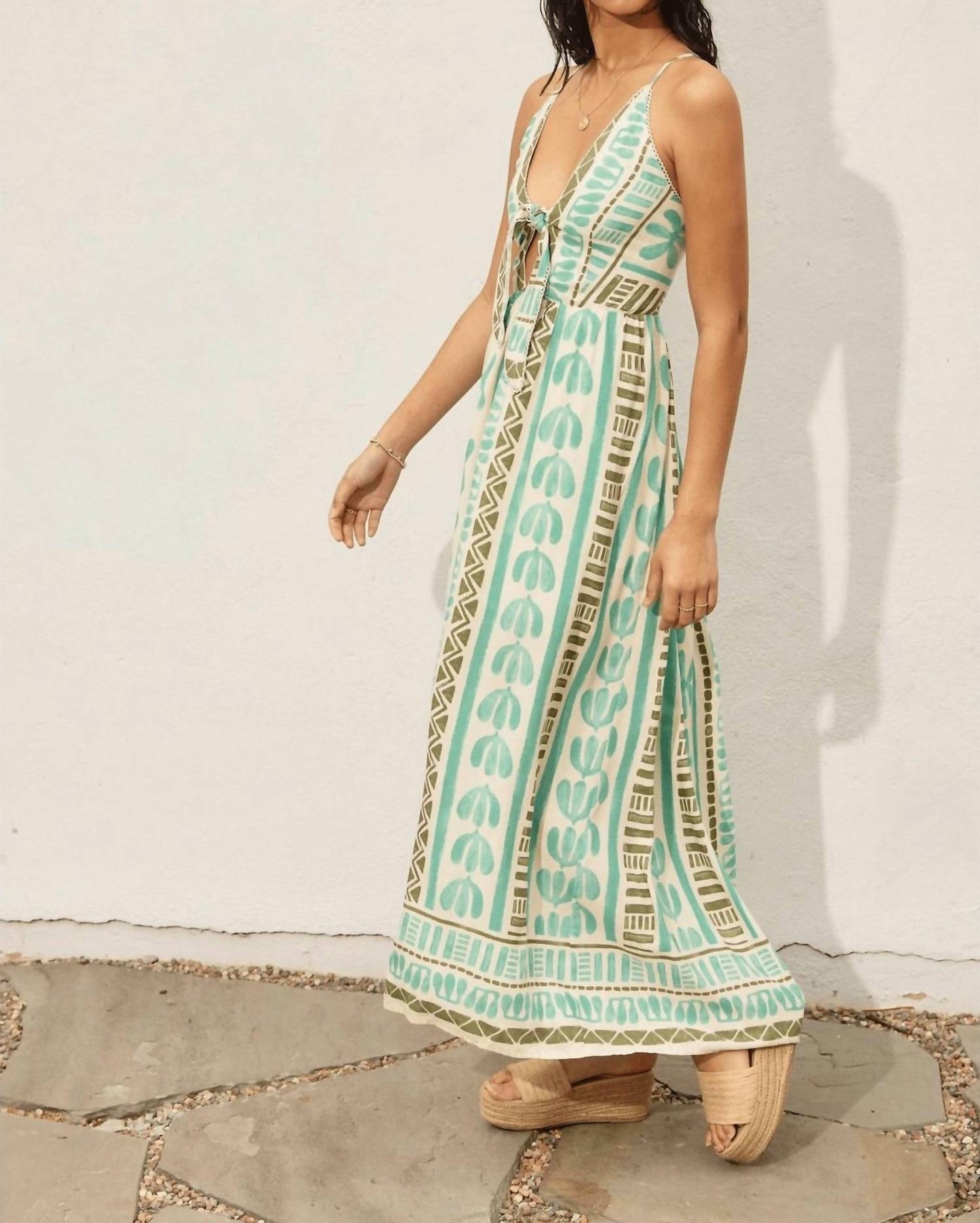 Dress Forum - Front Knot Maxi Dress