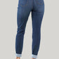 Judy Blue - Waist Pull On Slim Fit Cuffed Jeans