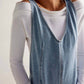 Free People - High Roller Denim Shortall