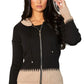 Angel Apparel - Zip Hoodie Ribbed Cardigan
