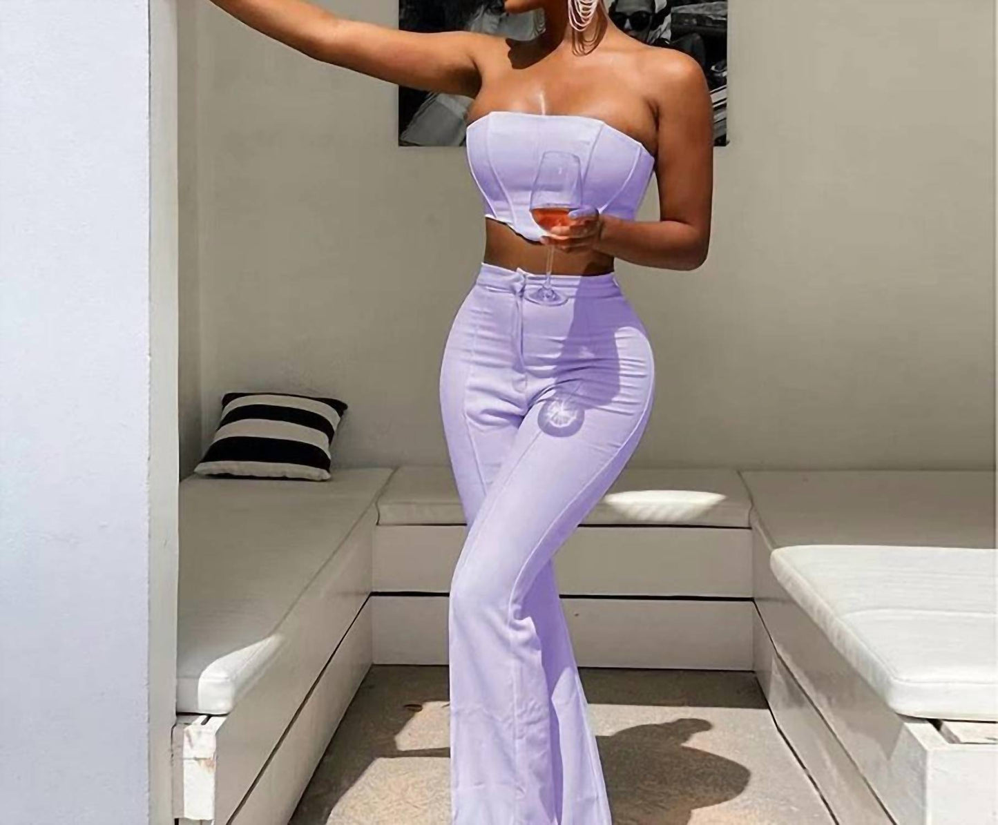 Porshia By Porshia Banks - Opulence Flare Pantset