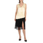 Burberry - Silk Satin & Lace Sleeveless Dress