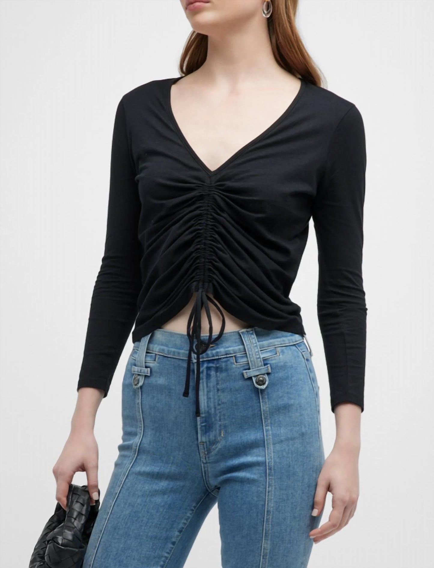 Veronica Beard - Kerr Ruched Front Tee