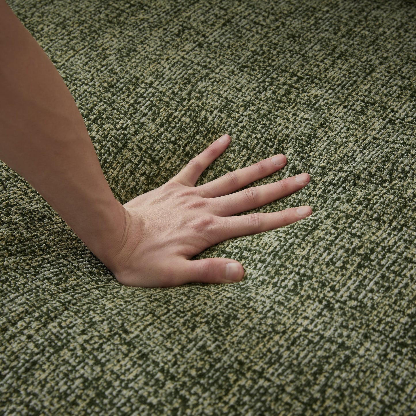 Oversized 3 Seater Compressed Sofa with Chenille Fabric