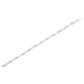 .925 Sterling Silver 1-1/2 Cttw Round and Baguette Cut Diamond Wave Link Bracelet (I-J Color, I2-I3 Clarity) - 7"
