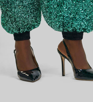 -Bl^Nk- - Sequin Pull-on Joggers - Plus