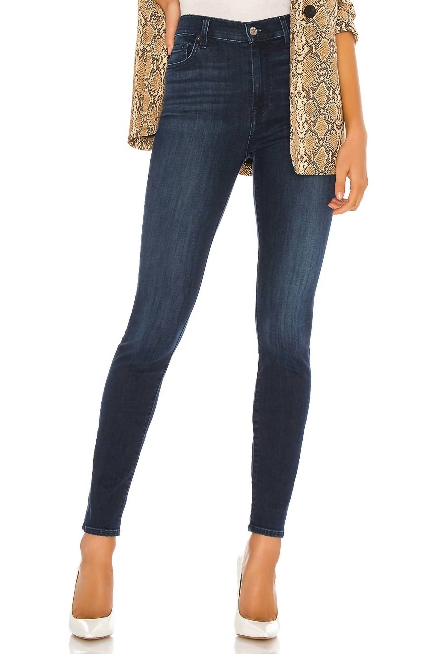 7 For All Mankind - Blair High Waist Super Skinny Jeans