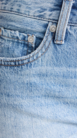 Pistola - Lexi Mid Rise Bowed Straight Leg Jeans