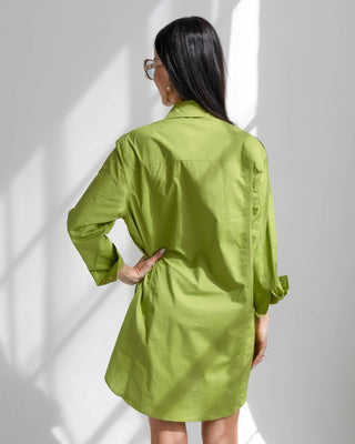 Care Tucker - Basic Preslie Poplin Shirt Mini Dress