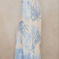 Milio Milano - Tropical Palm Tree Wide Leg Linen Pants