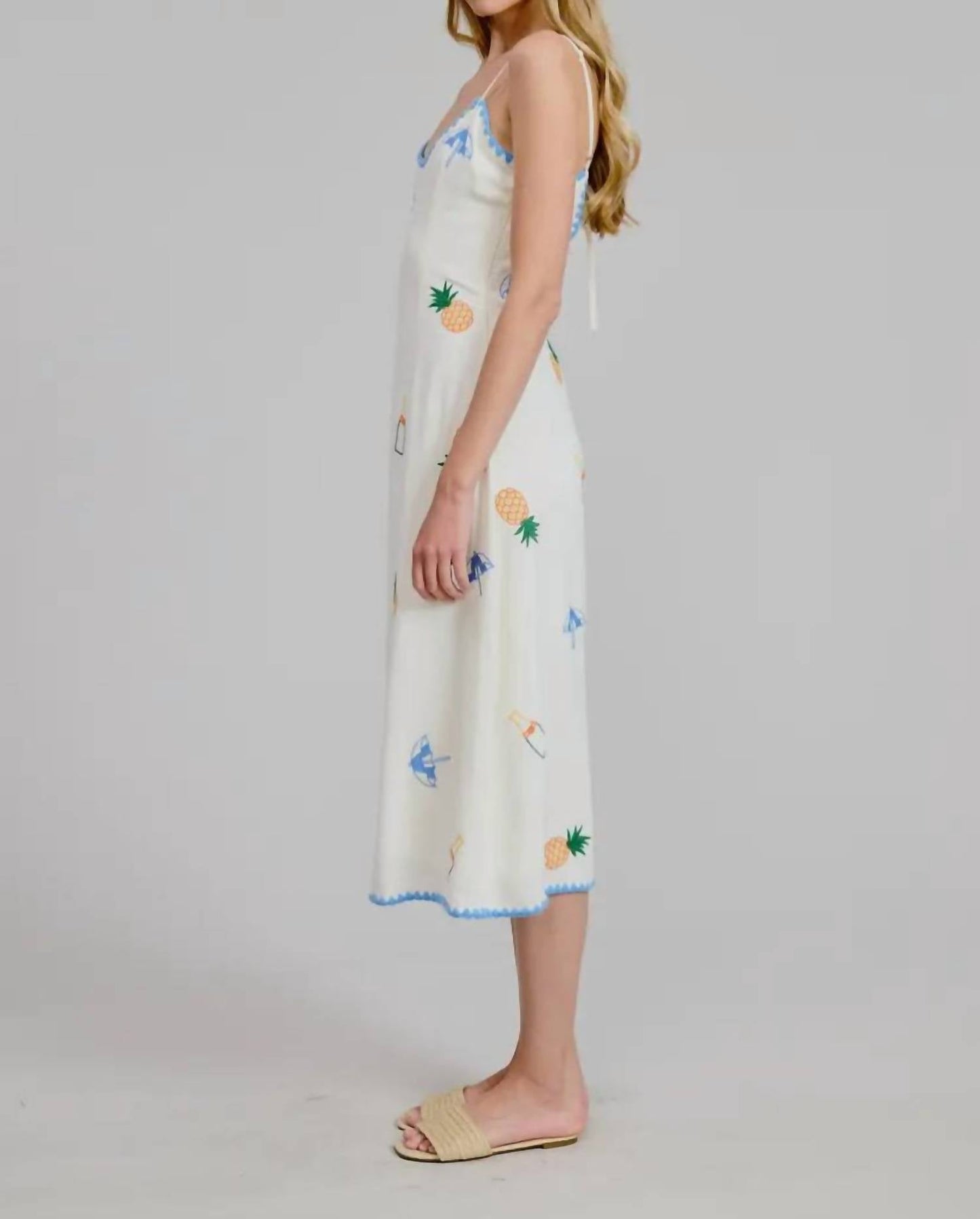 Flat White - Pineapple Brunch Dress