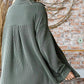 7Th Ray - Rib Button Down Side Pocket Shacket