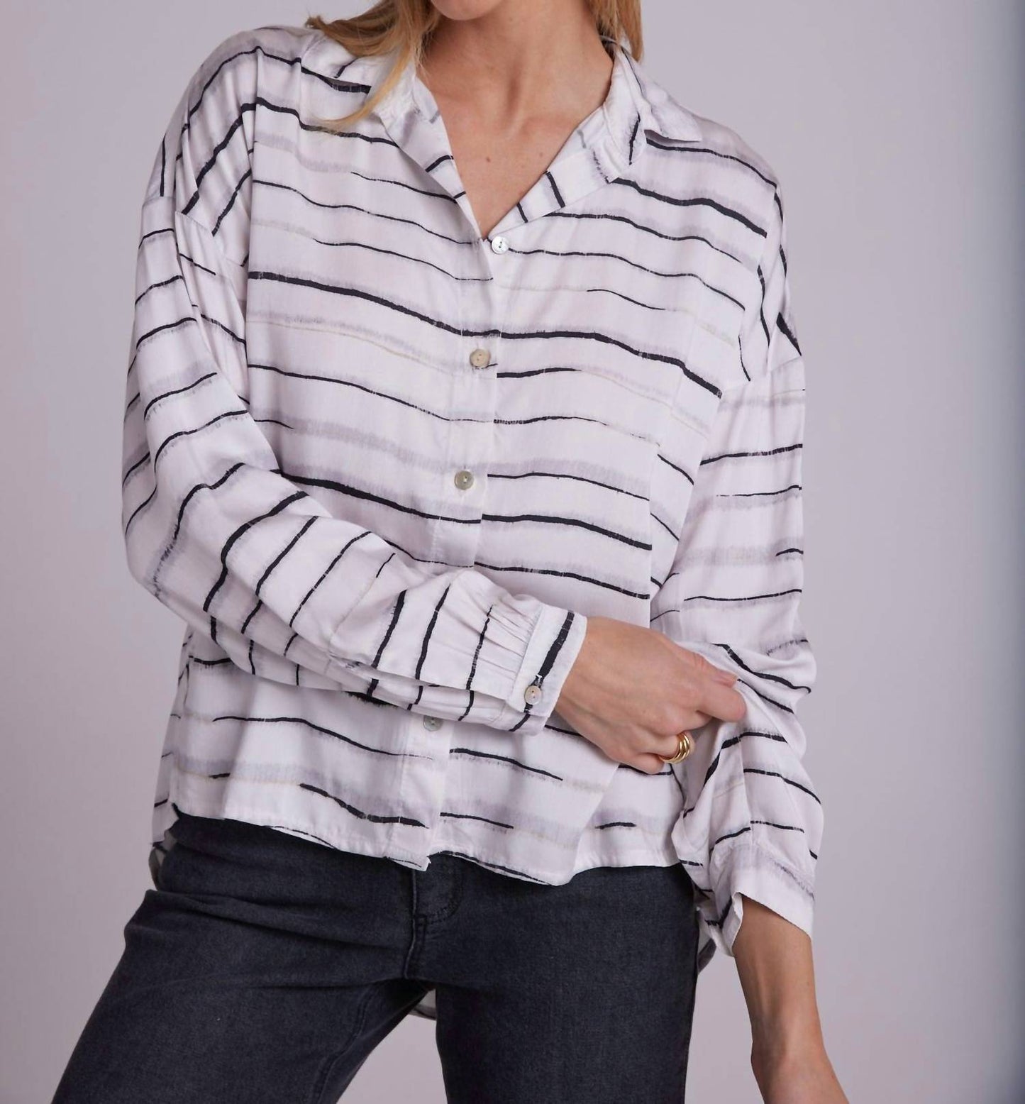Bella Dahl - Long Sleeve High Low Hem Shirt