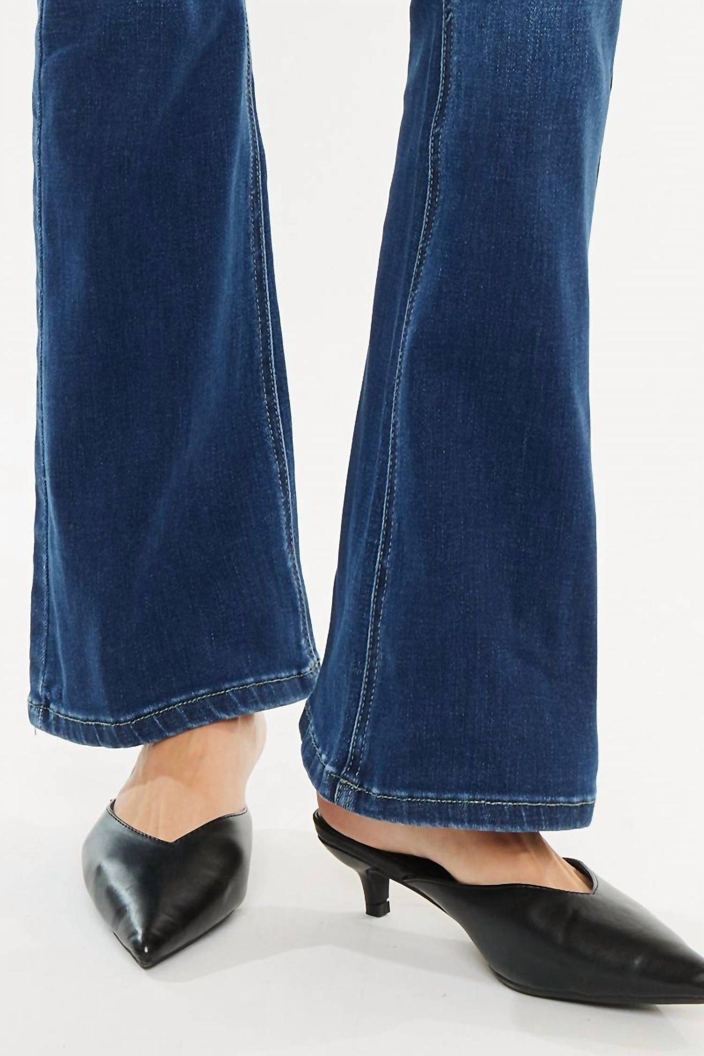 Kancan - Petite High Rise Skinny Bootcut Jeans