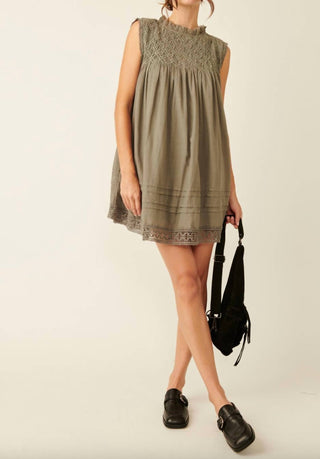 Free People - Shea Solid Mini Dress