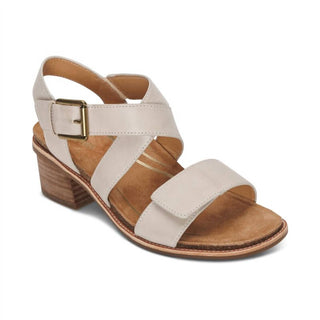 Aetrex - Women's Kristin Adjustable Cross Strap Low Heel Sandals