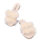 Cape Robbin - Women's Easter Furry Feather Sandals