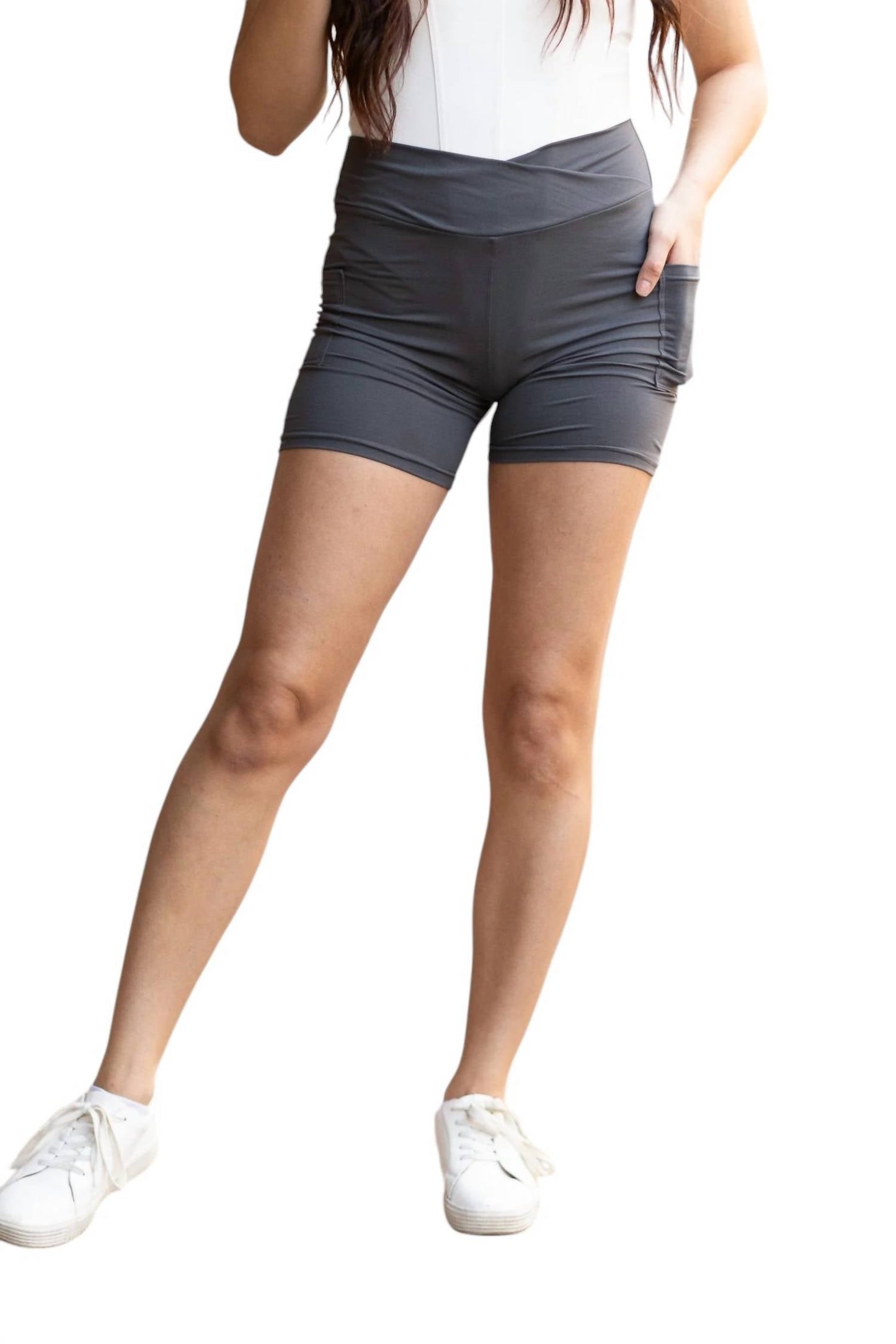 Julia Rose - Caleigh Crossover Biker Shorts
