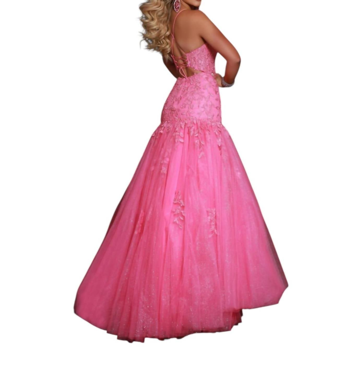 2Cute - Mermaid Patterned Ball Gown
