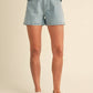 Anniewear - Jade Stretch Denim Tailored Top & Shorts Set