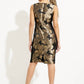 Joseph Ribkoff - Foil Leaf Dress