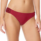 Jessica Simpson - Flower Power Crochet Side Shirred Hipster Bikini Bottom