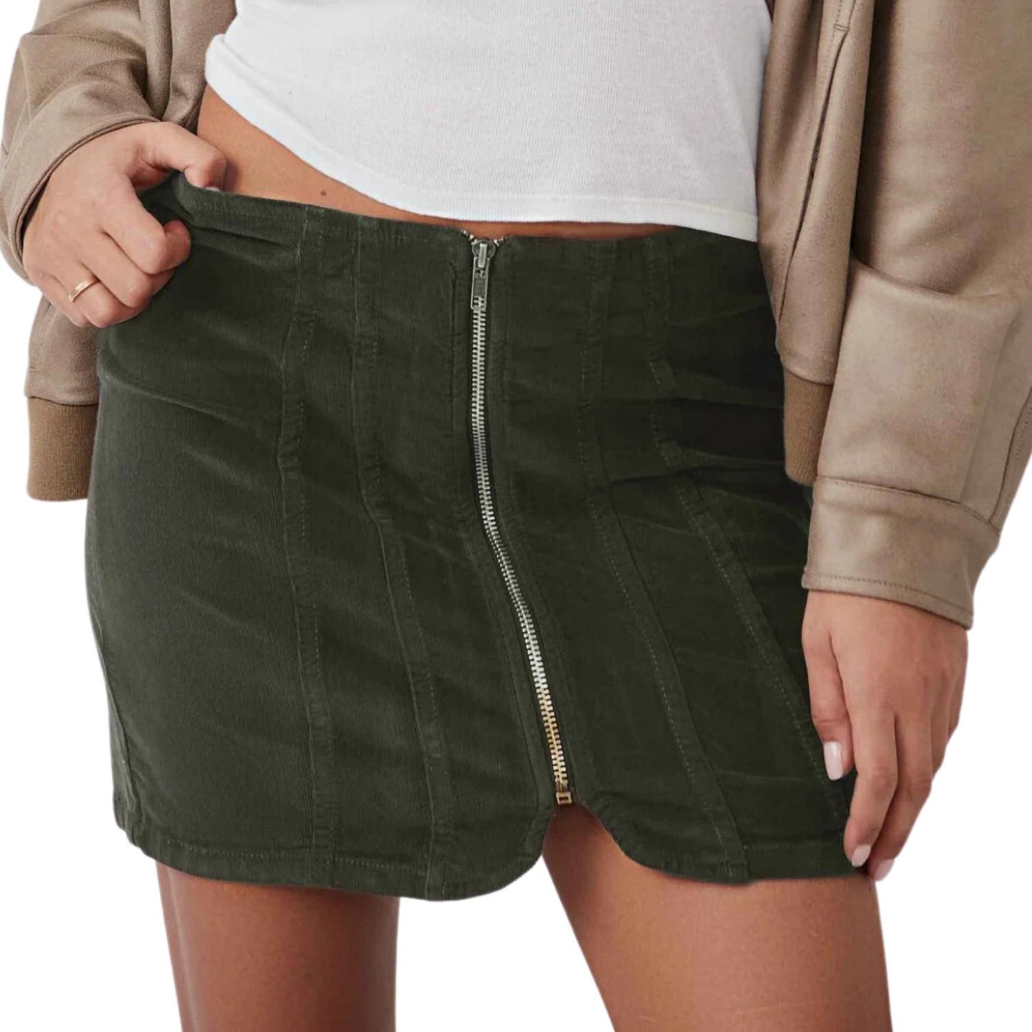 Free People - Women's Layla Cord Mini Skirt