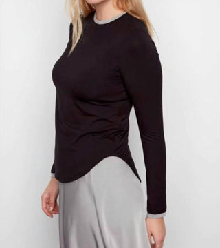 Iltm - Contrast Trim Top