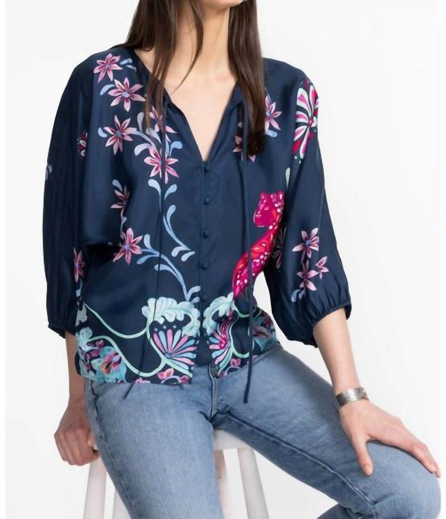 Johnny Was - HARLYN BUTTON FRONT BLOUSE