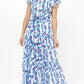 Oliphant - Ruffle Collar Button Maxi Dress