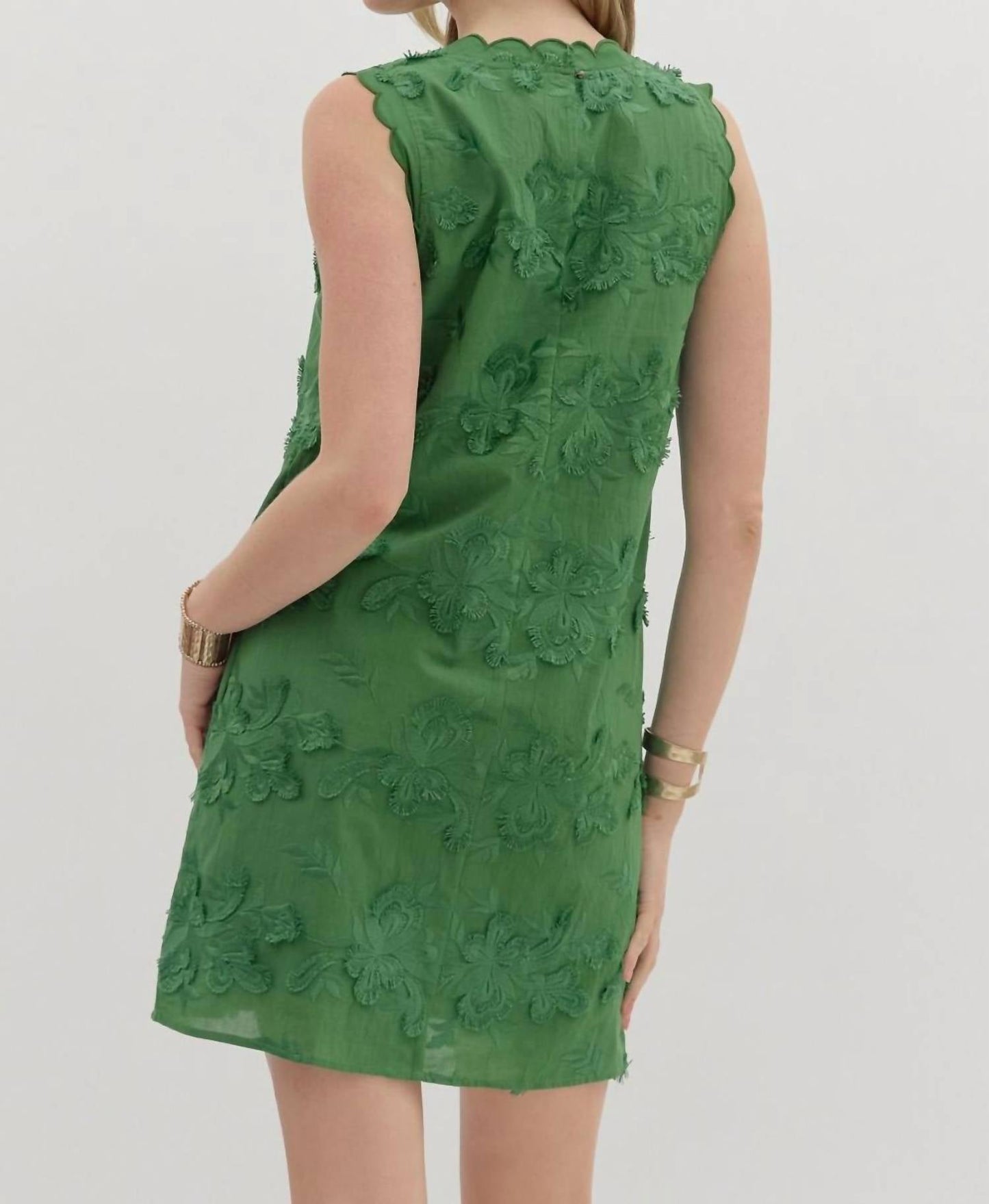 Entro - Floral Applique Mini Dress