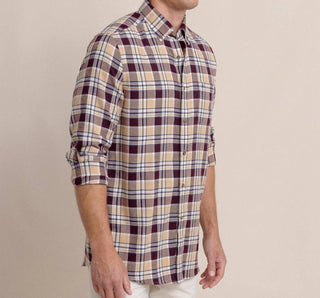 Southern Tide - Men's Sweetgrass Plaid Beach Flannel Sport Shirt