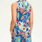 Fdj - Printed Eyelet Sleeveless Shirt