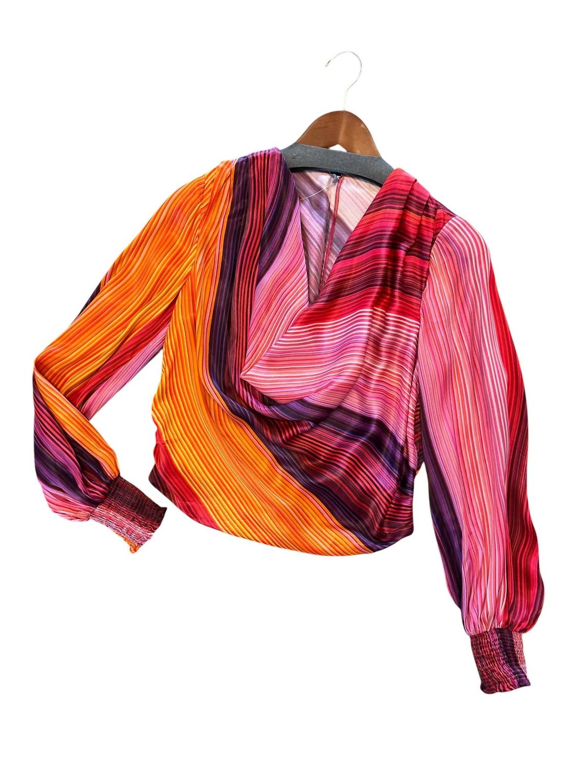 -Bl^Nk- - Estrella Cowl Neck Top