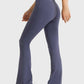 Trendsi - Flare Yoga Pants With Elastic Waist Pants