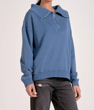Elan - Cassandra Half Zip Sweatshirt