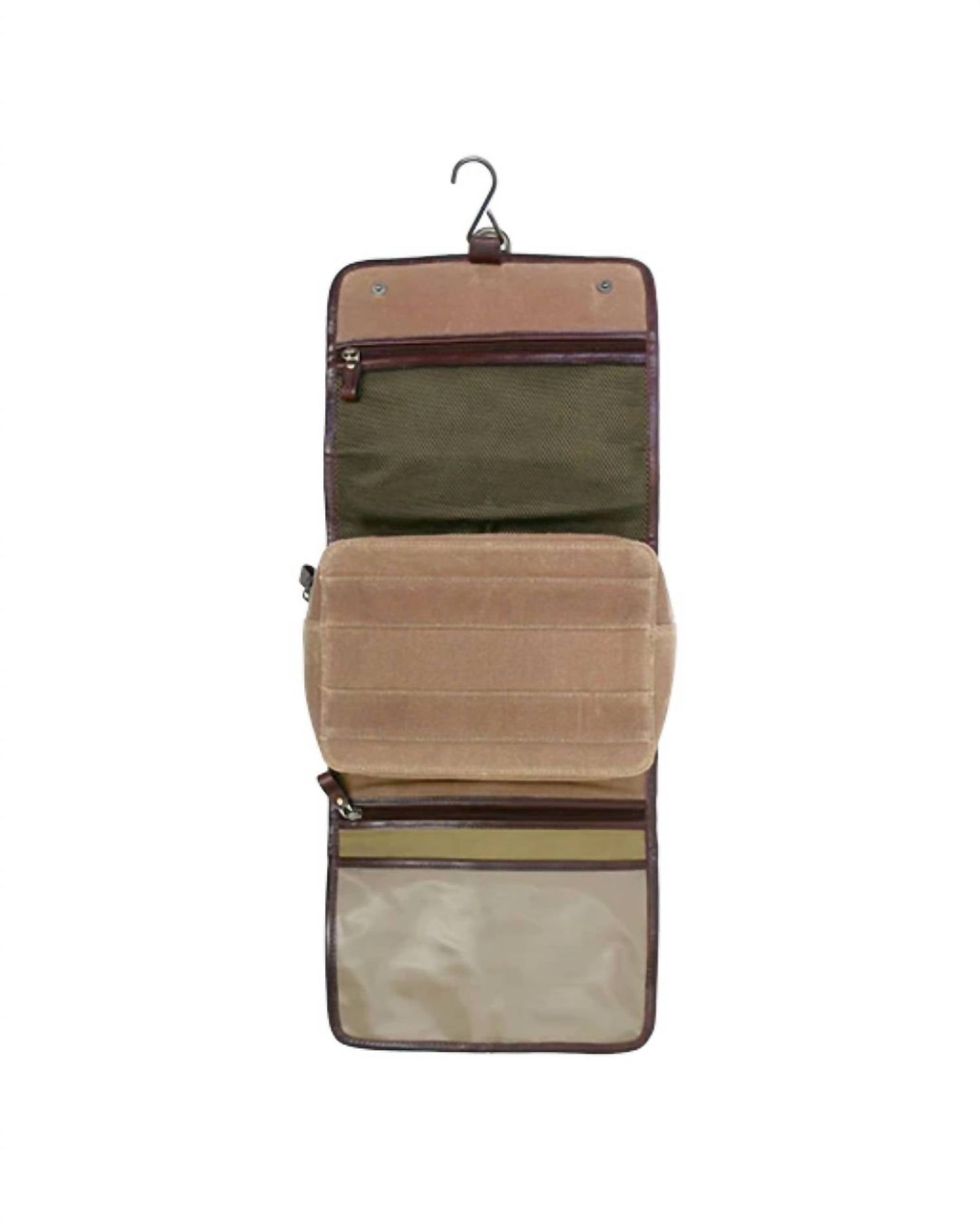 Boconi - Men's Waxed Canvas Hanging Travel Kit