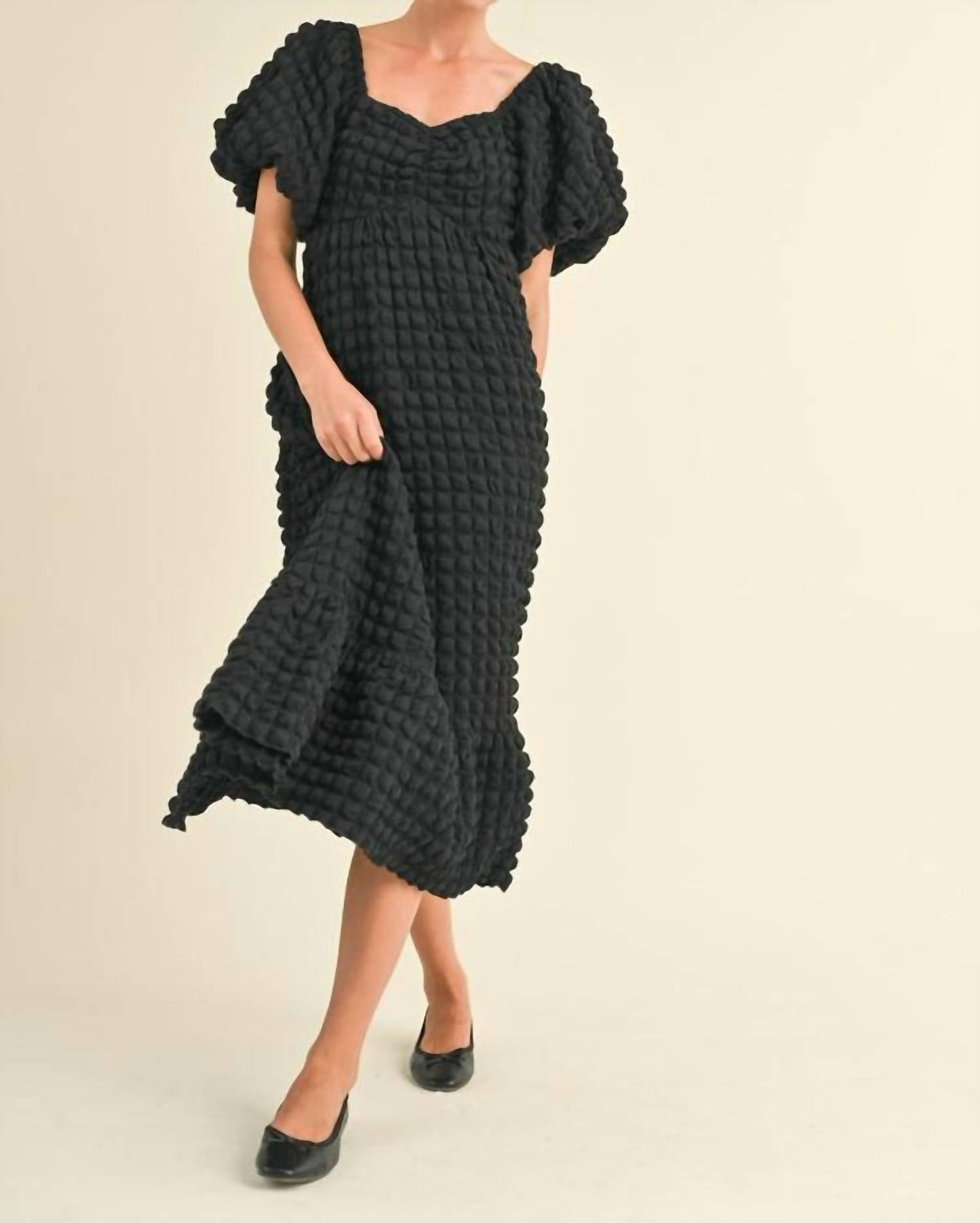 &Merci - Felicia Textured Bubble Dress