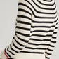 525 America - Marina Striped Texture Pullover Top