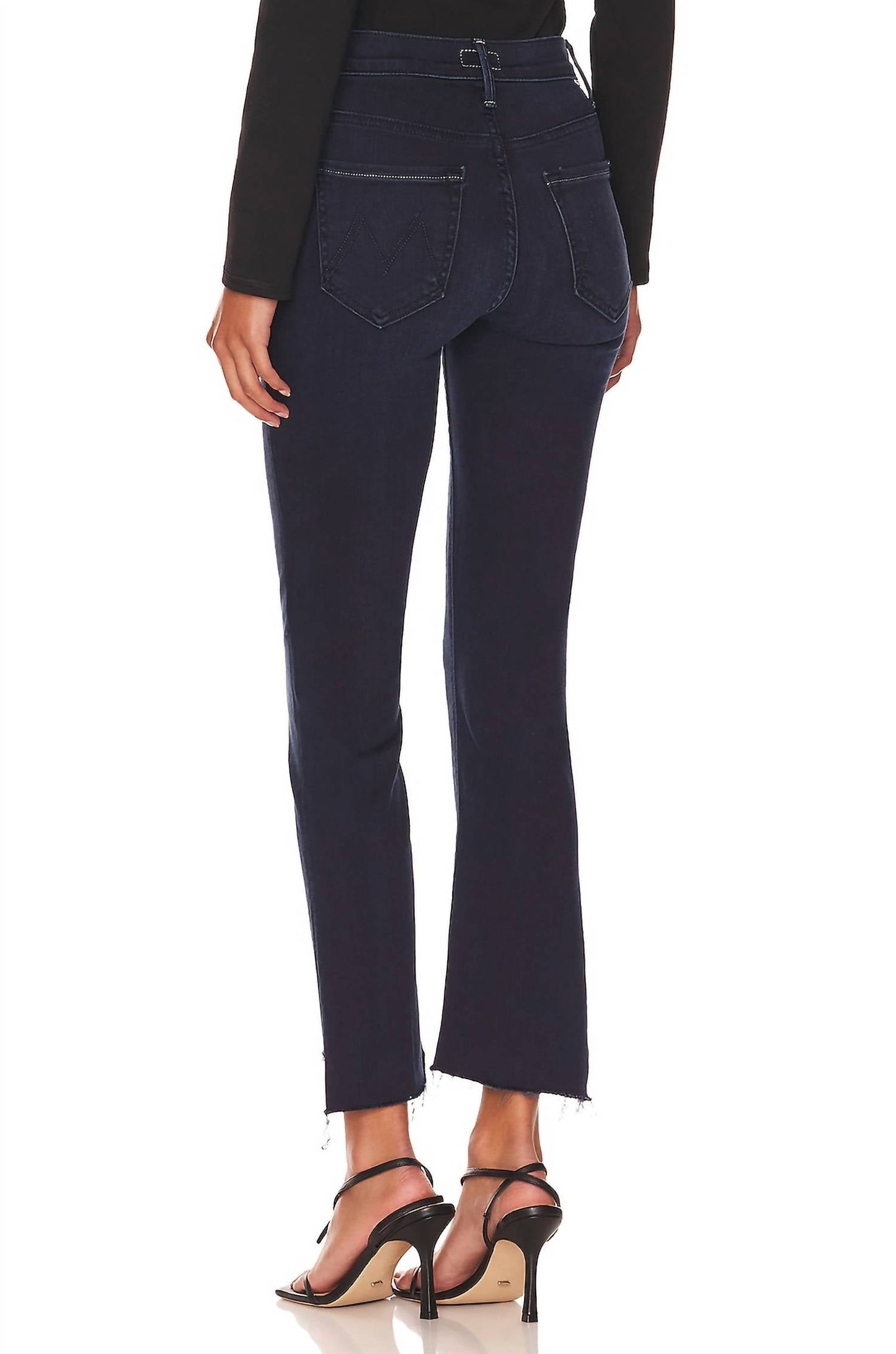 Mother - Insider Crop Step Fray Jean