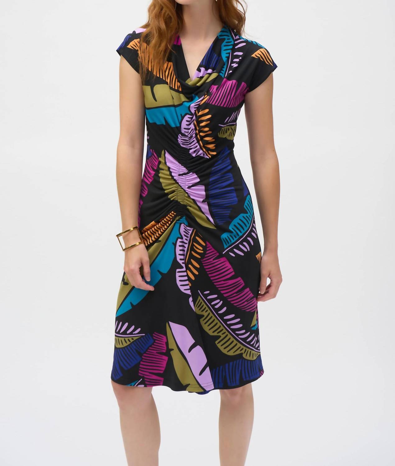 Joseph Ribkoff - Shirred Sheath Dress