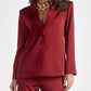 Elan - Satin Long Sleeve Blazer