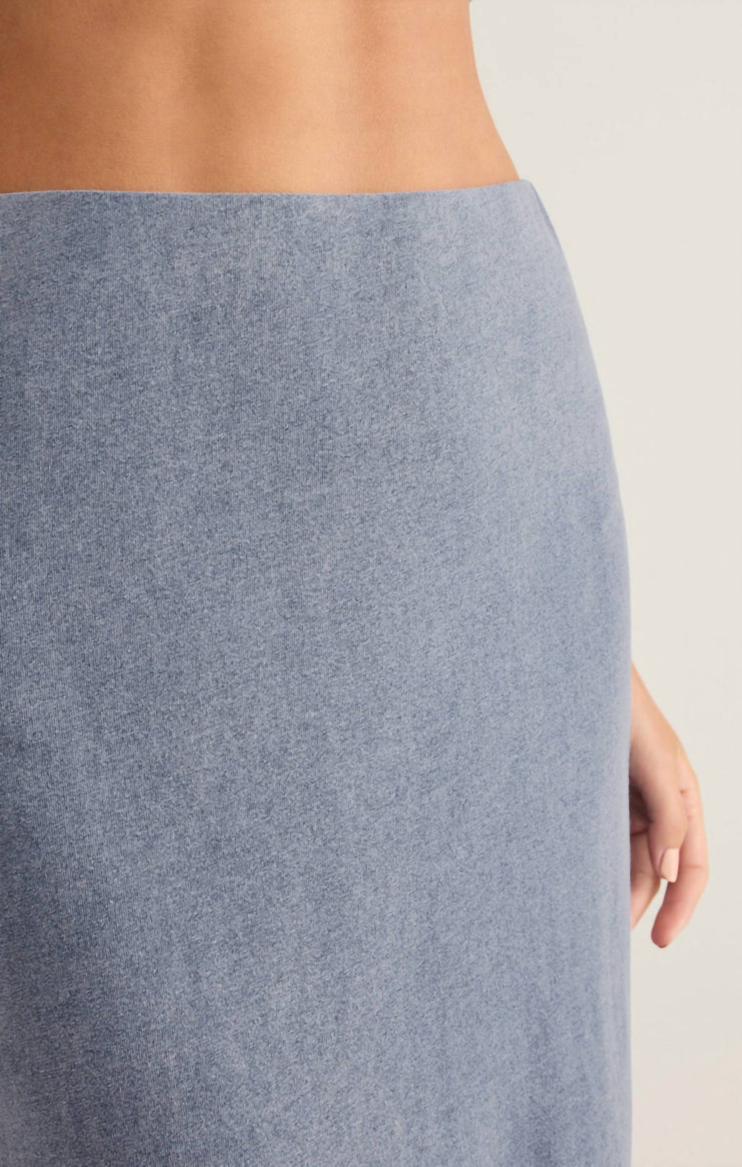 Z Supply - Gail Jersey Denim Midi Skirt